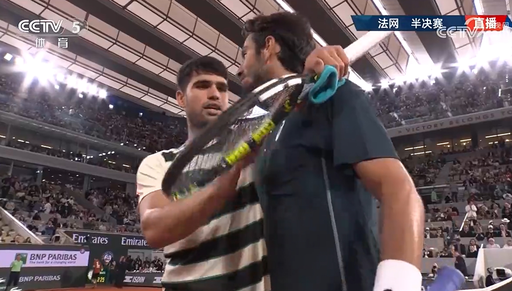 j9九游真人游戏第一品牌登录入口打进决赛！阿尔卡拉斯获得1300分和127.5W欧元奖金